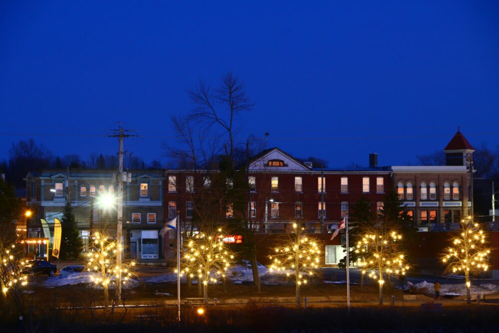 lights and signs in the Windsor township